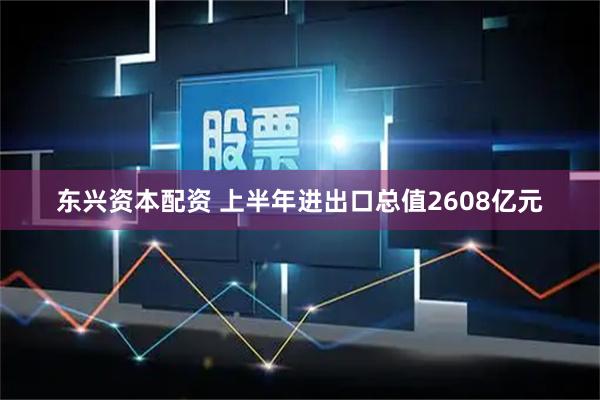 东兴资本配资 上半年进出口总值2608亿元